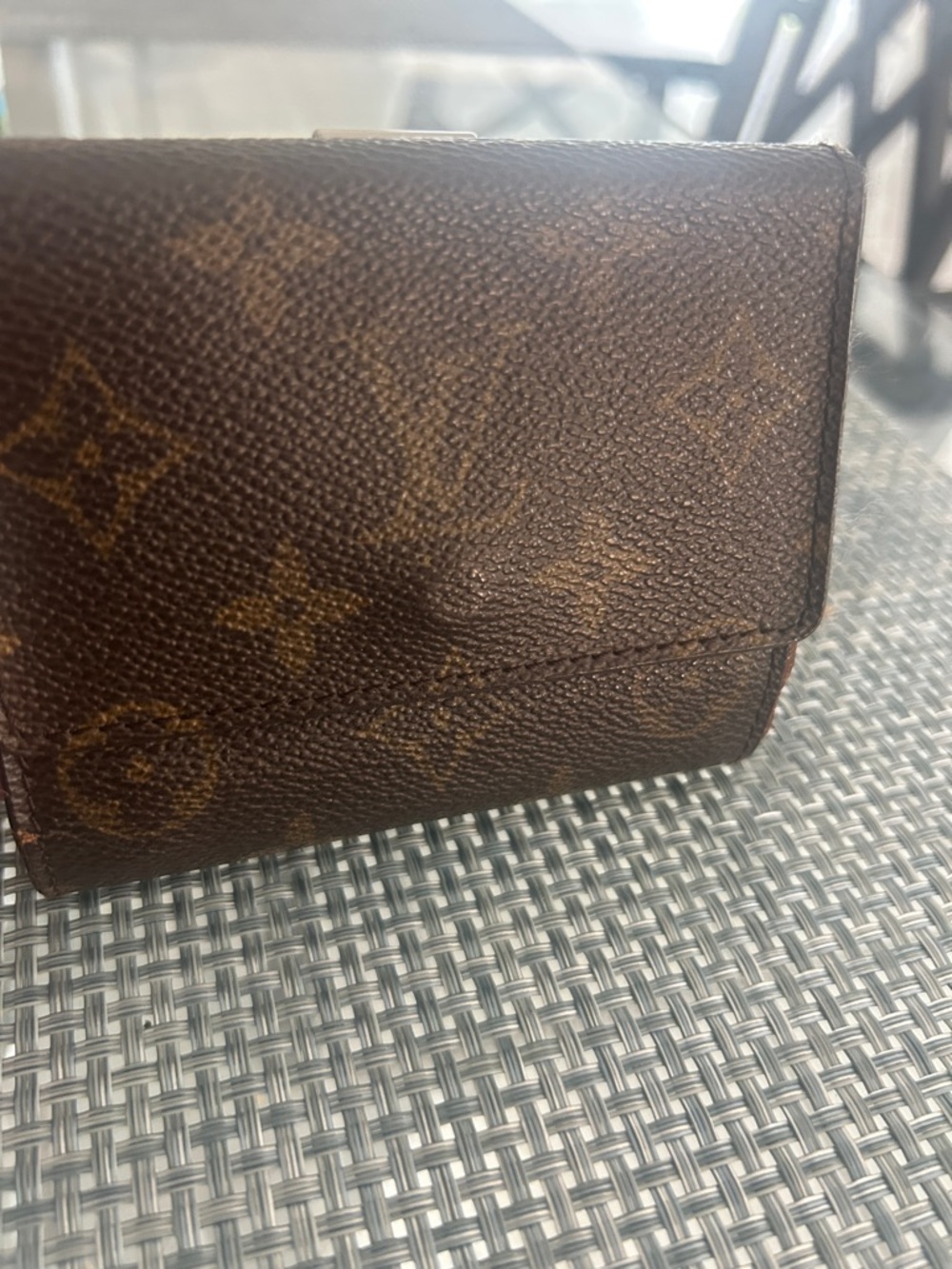 Louis Vuitton Monogram Canvas Trifold Wallet in Brown and Gold - Picture 5 of 5